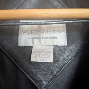Worthington Black Leather Jacket